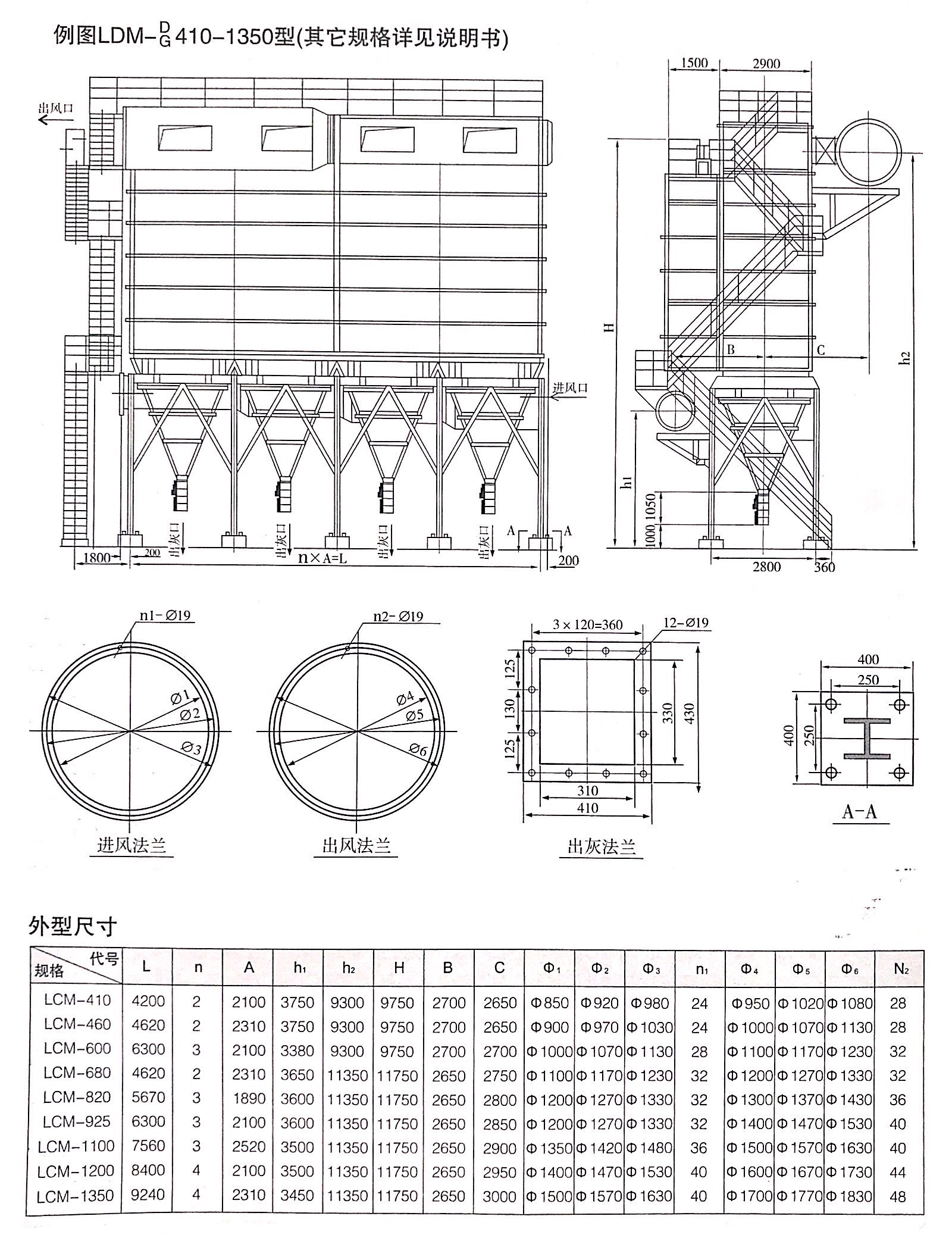 LCM型長(zhǎng)袋離線脈沖除塵器
